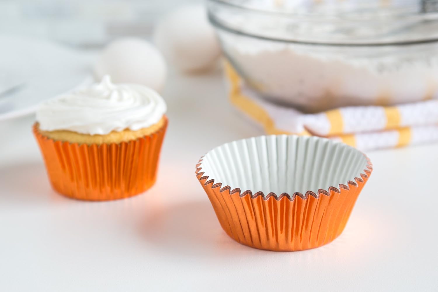 Fox Run Orange Foil Baking Cup Set of 32