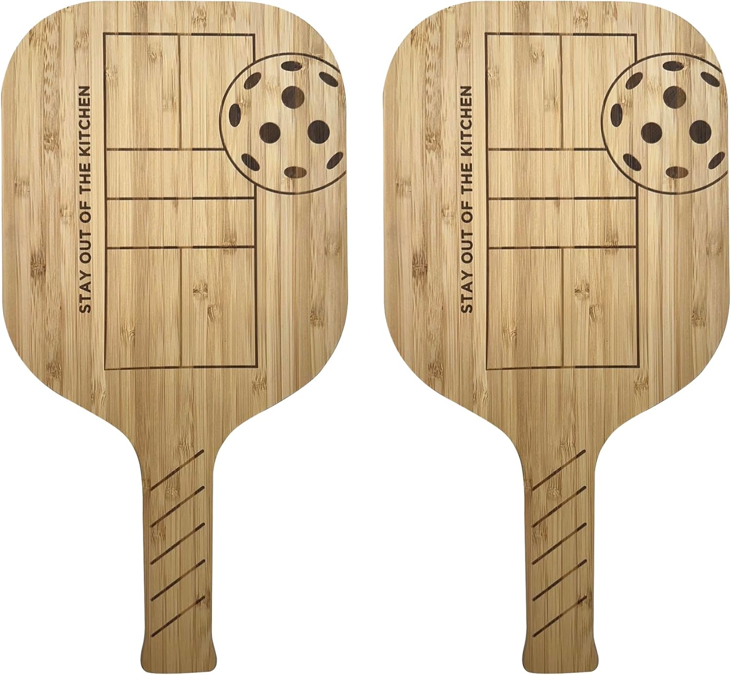 Fox Run Pickleball Cheese Paddle – Set of 2