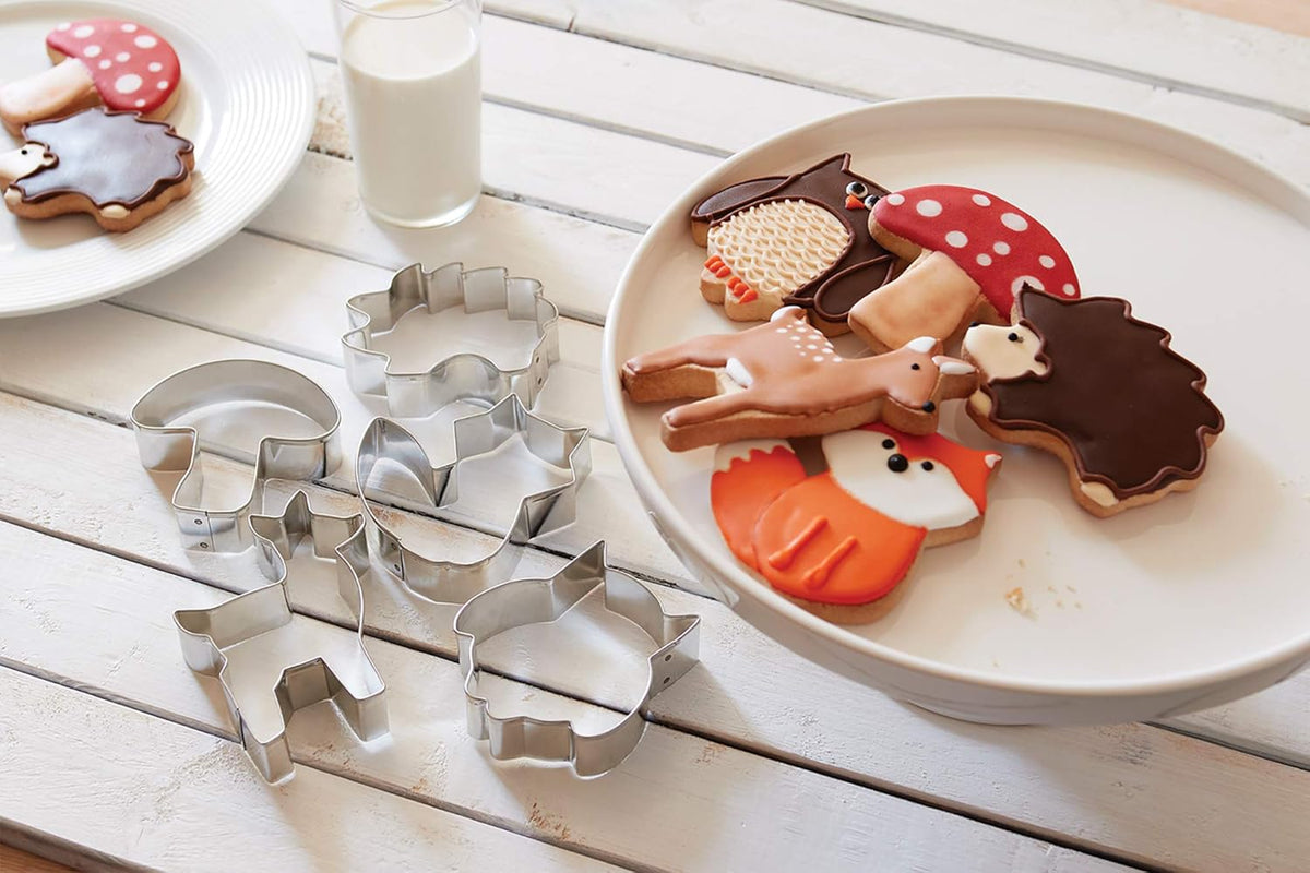 Fox Run Woodland Animal Cookie Cutter Set
