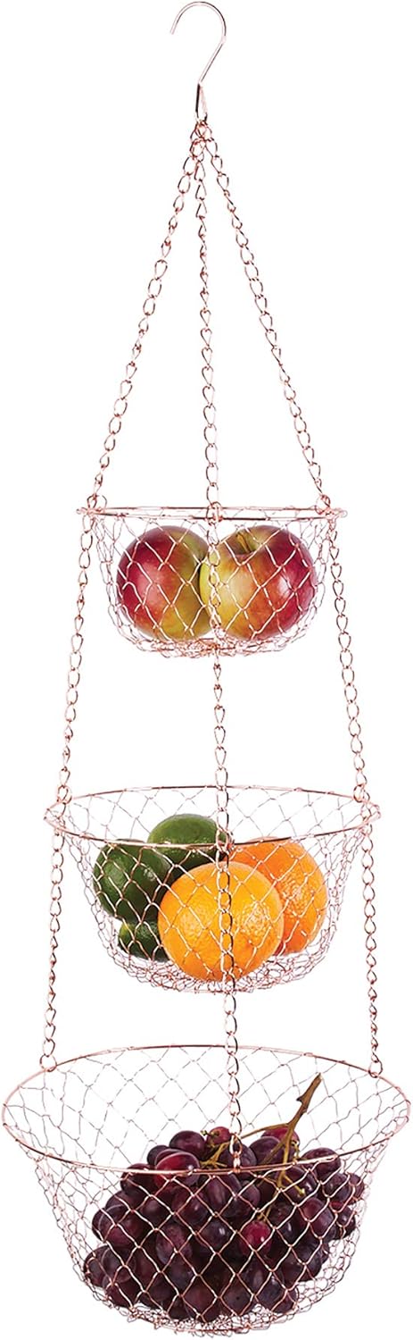 Fox Run Copper Hanging Basket
