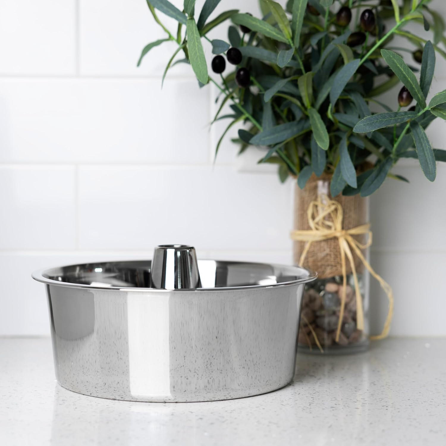 Fox Run Stainless Steel Angel Food Cake Pan