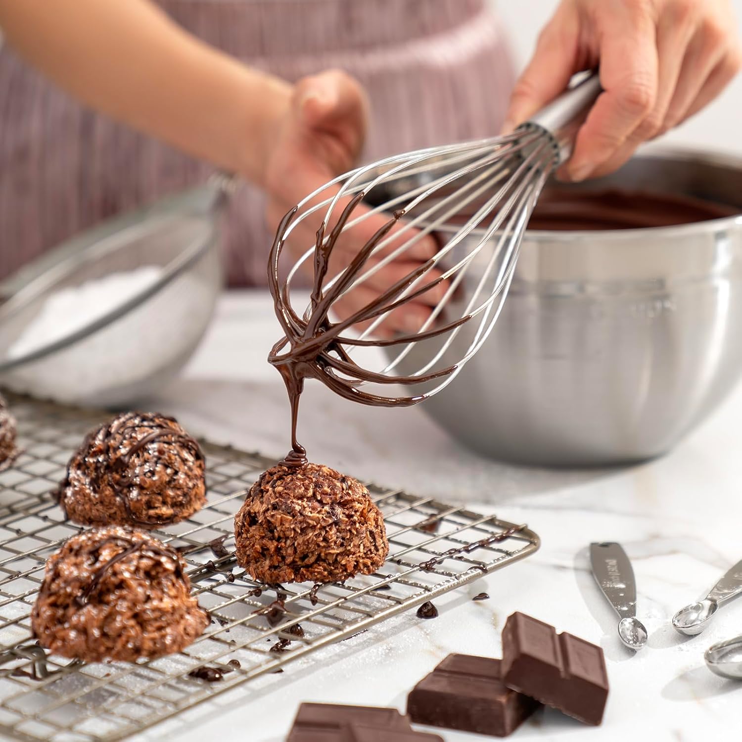 Cuisipro Balloon Whisk (8 Wires) – 10" / 25.4 cm – Stainless Steel Cuisipro by Kitchen Niche