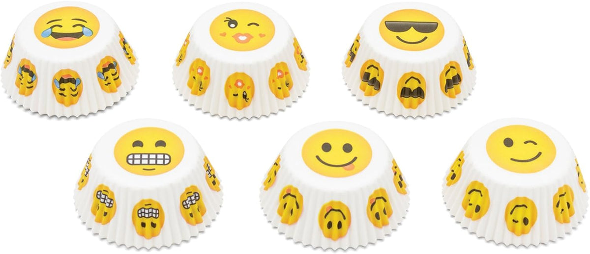Fox Run Mixed Emoji Baking Cup Set of 300
