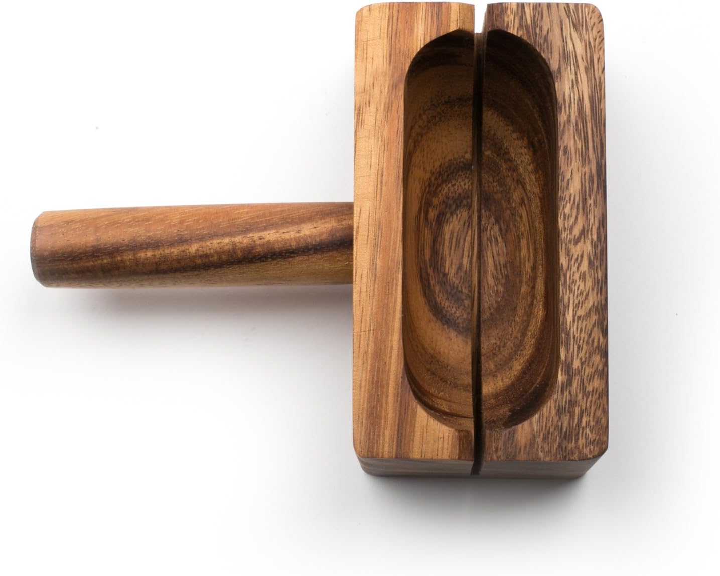 Ironwood Acacia Wood Bagel Miter Slicing Guide