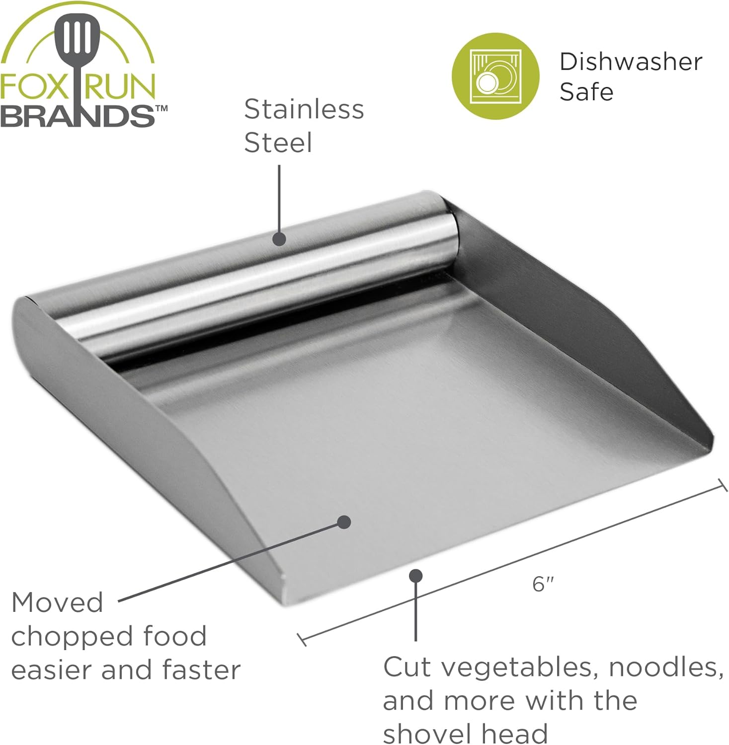 Fox Run Stainless Steel Food Scoop