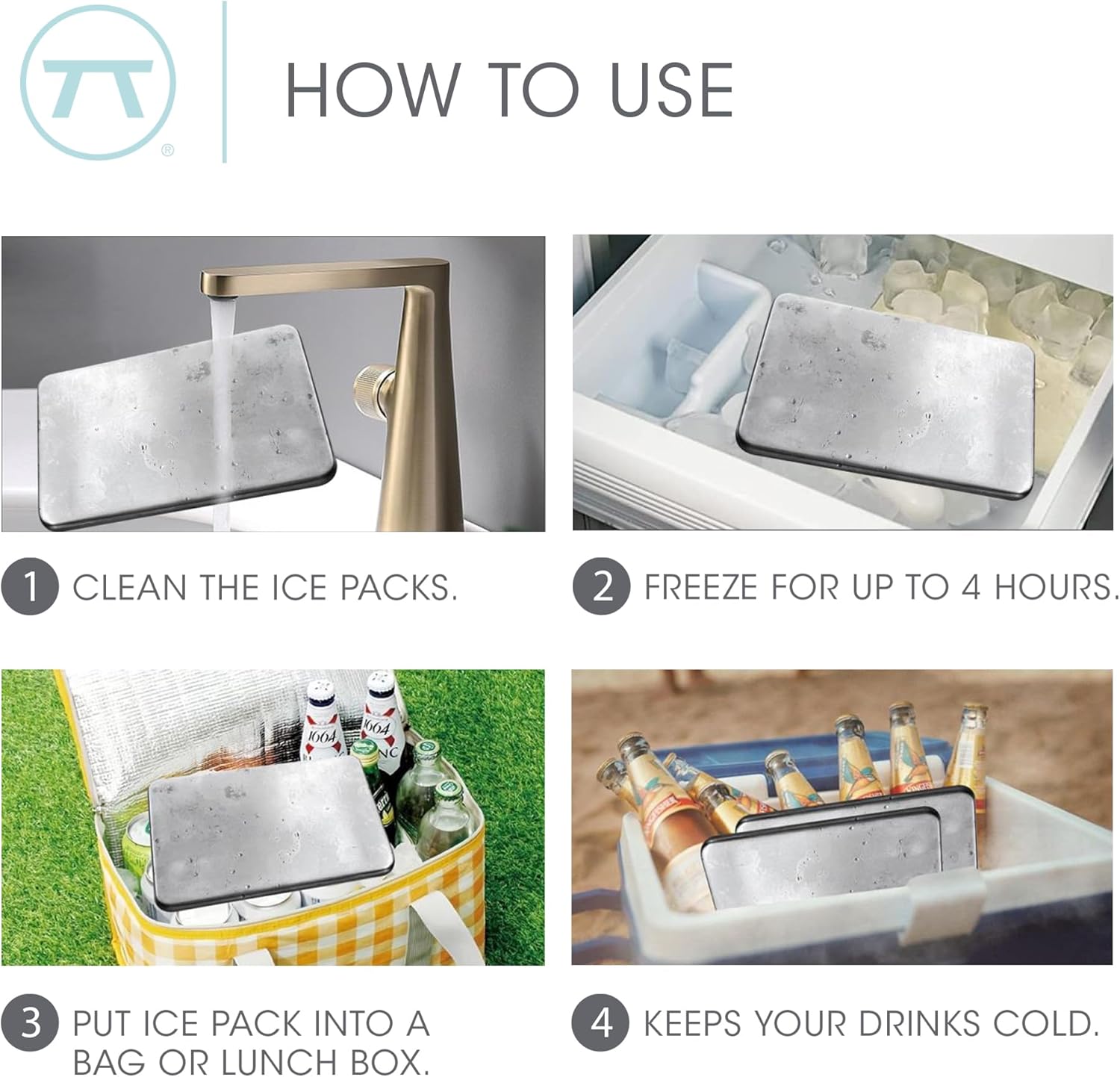 Outset Ice Chillers – Stainless Steel Set of 2