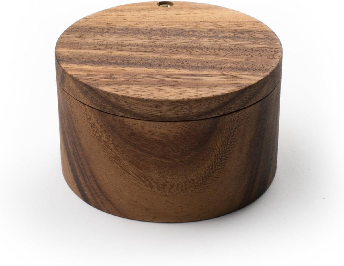 Ironwood Appalachian Acacia Wood Salt Cellar