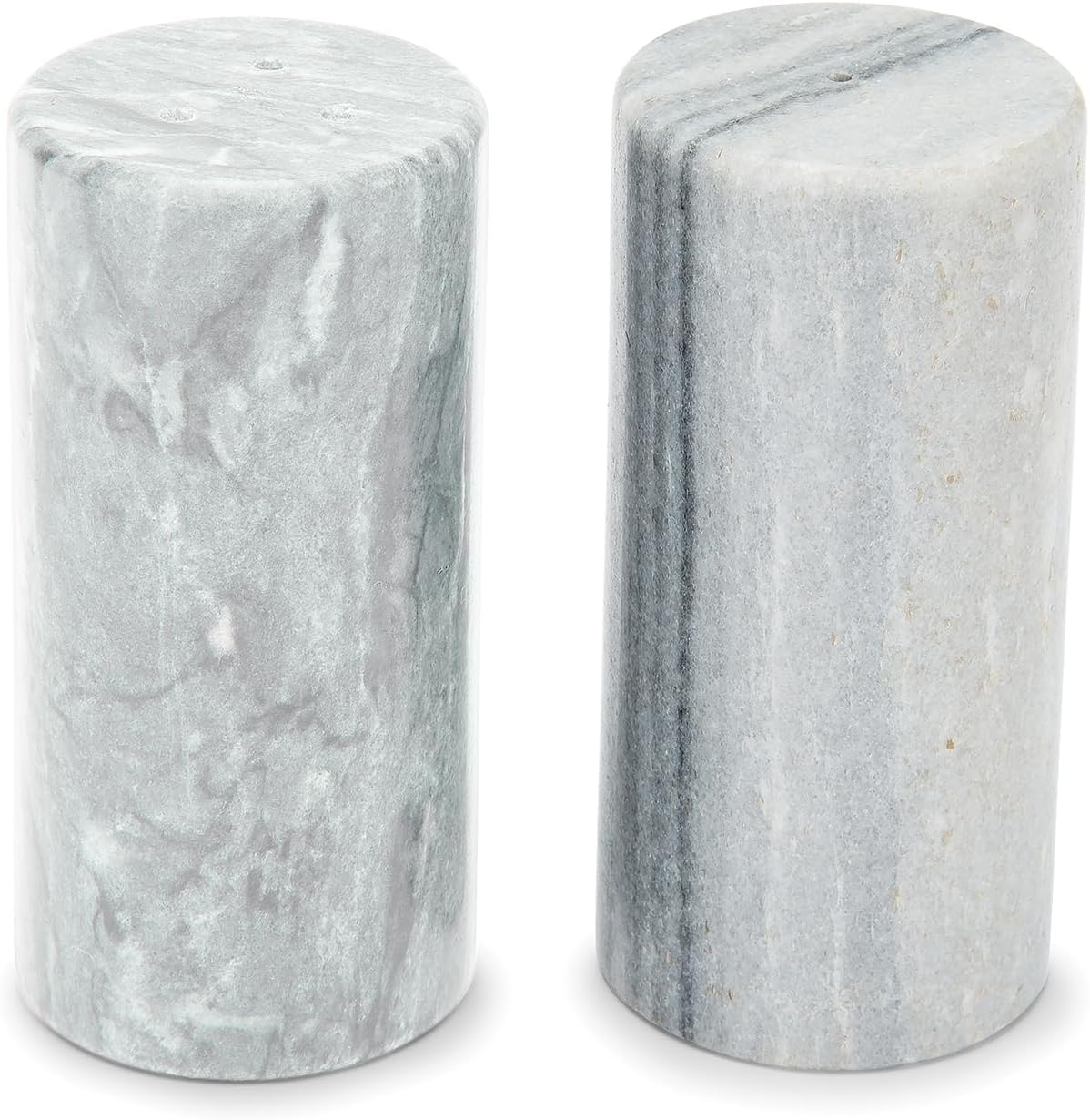Fox Run White Marble Salt and Pepper Shakers
