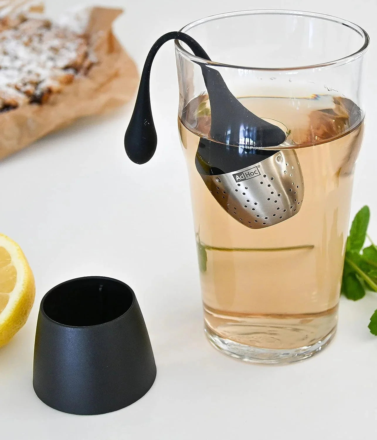 AdHoc Hangtea Tea Infuser – Black by Kitchen Niche