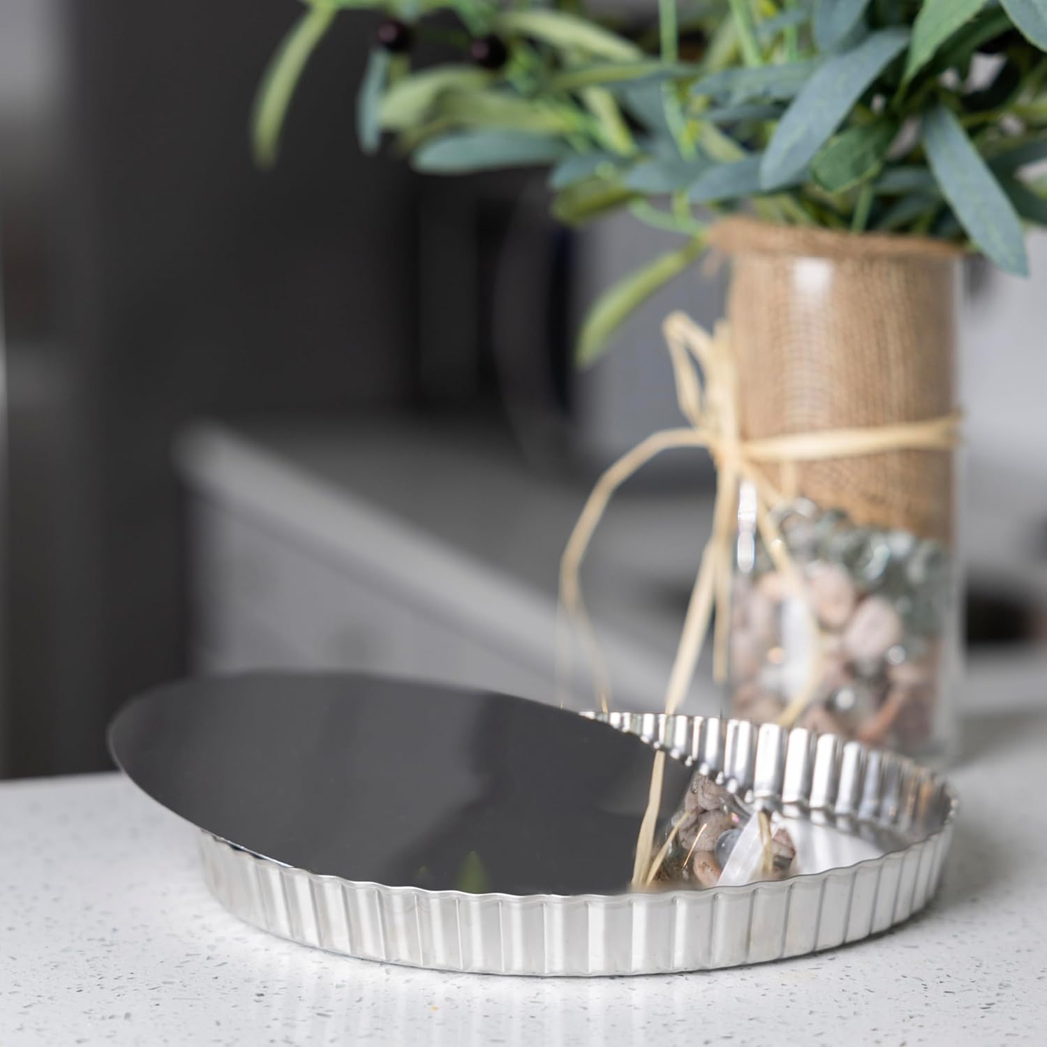 Fox Run 9" Stainless Steel Loose Bottom Tart/Quiche Pan