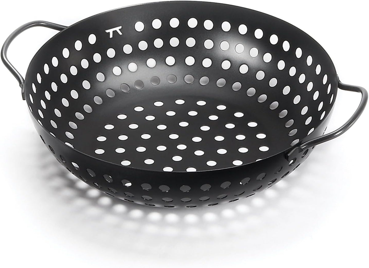 Outset Non-Stick Round Grill Wok