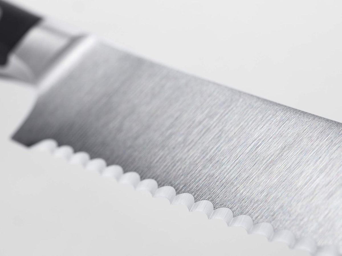 Wüsthof Classic Ikon Knife Block Set with Magnetic Thermowood Block – 7-pcs. by Kitchen Niche