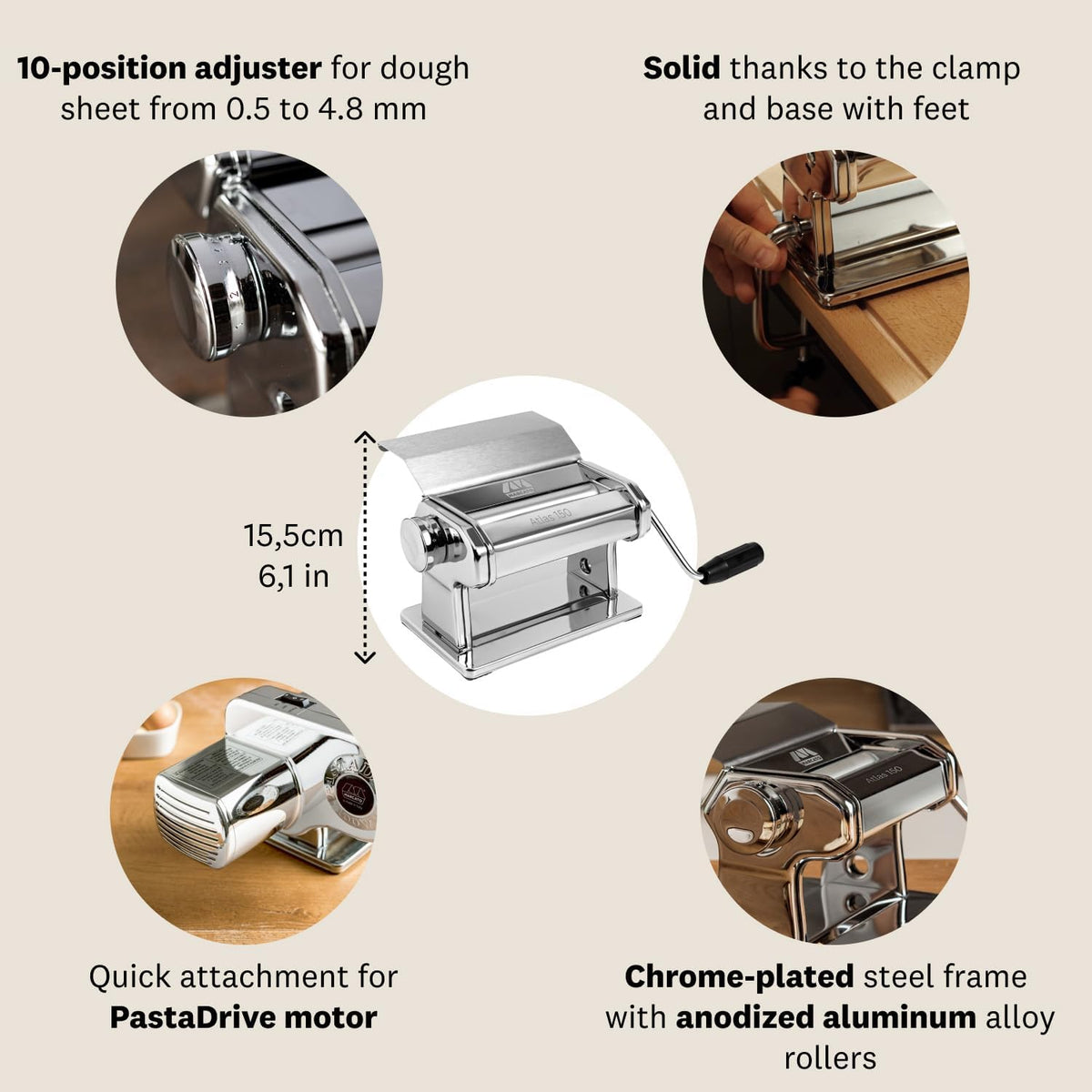 Marcato Atlas 150 Slide Pasta Machine