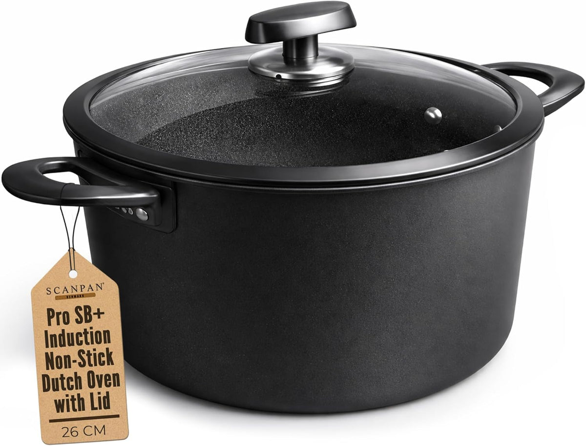 Scanpan Pro SB+ Induction Dutch Oven with Lid – 26 cm / 6.5 L