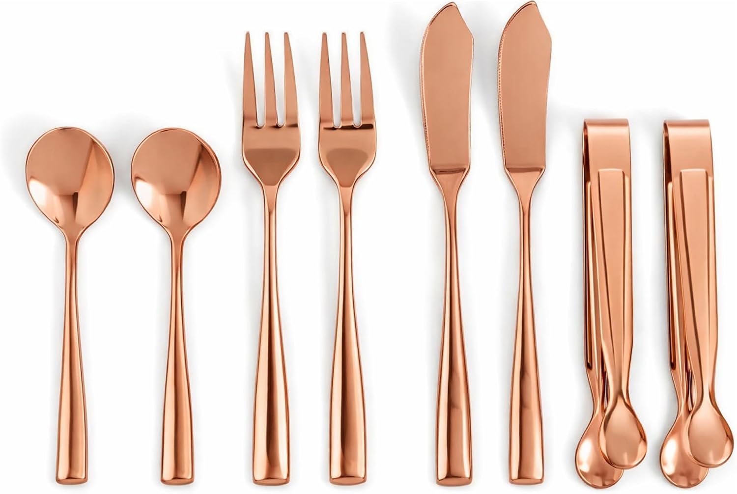 Ironwood Copper Charcuterie Utensil Set of 8