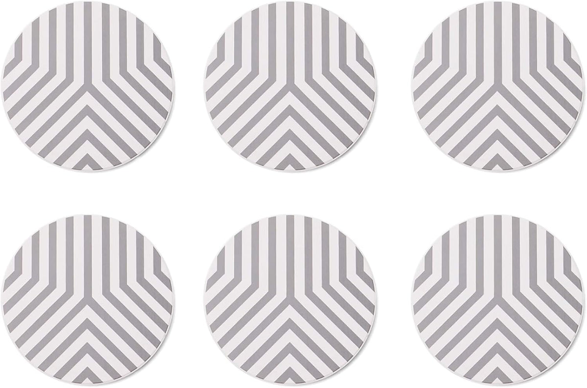 Fox Run Super Absorbent Ceramic Coaster Set of 6