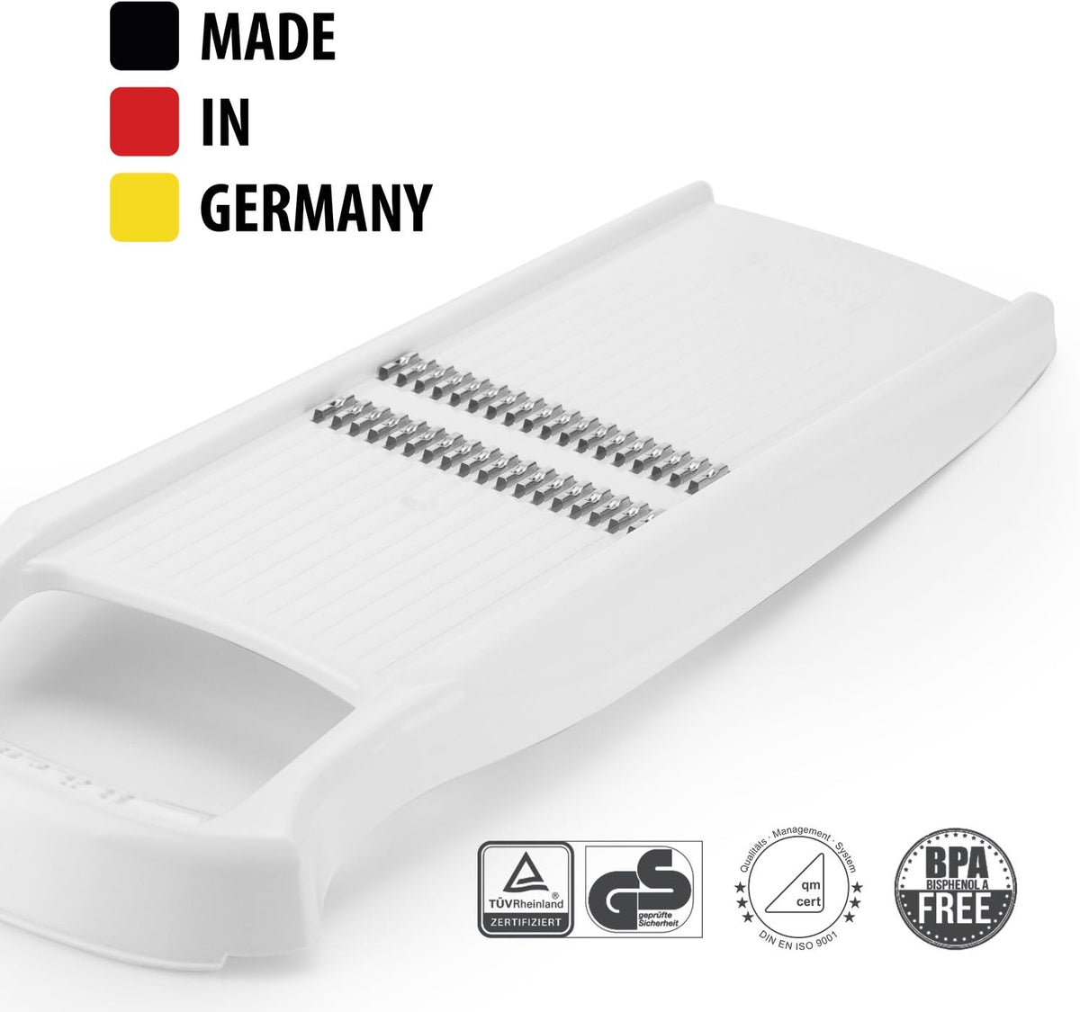 Swissmar Borner PowerLine Thin Julienne Mandoline Slicer – White by Kitchen Niche