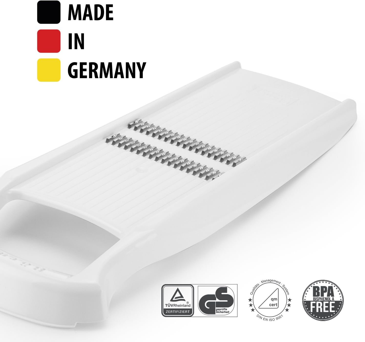 Swissmar Borner PowerLine Thin Julienne Mandoline Slicer – White by Kitchen Niche