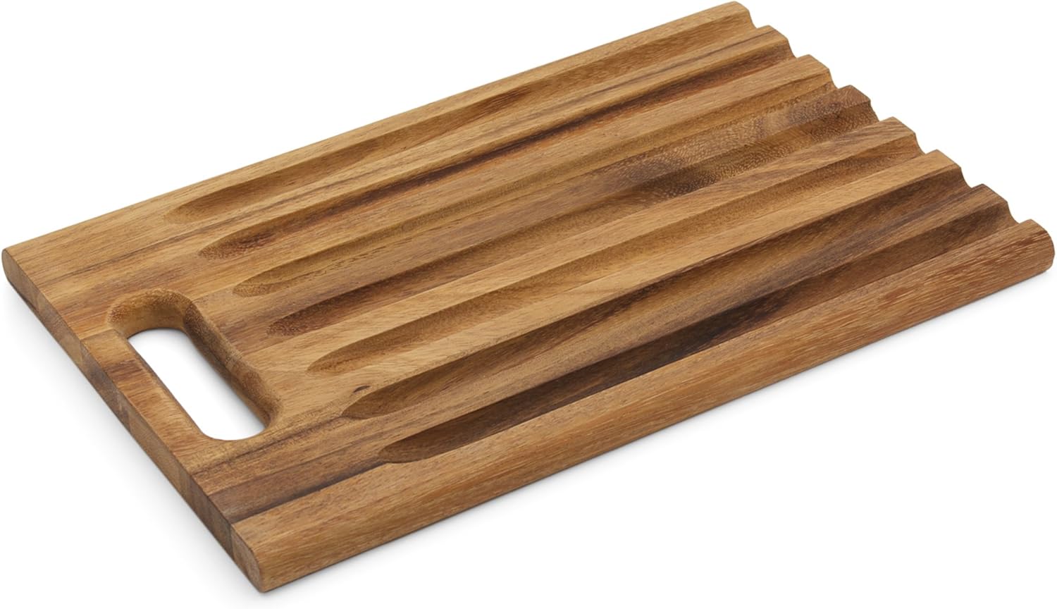 Ironwood Sweep-Off Acacia Wood Bread Cutting Board