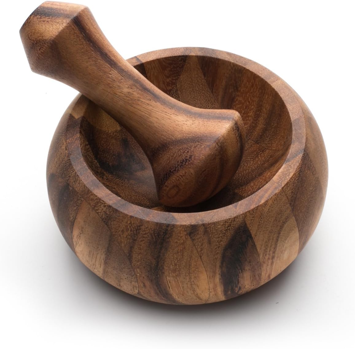 Ironwood Acacia Wood Mortar and Pestle Set