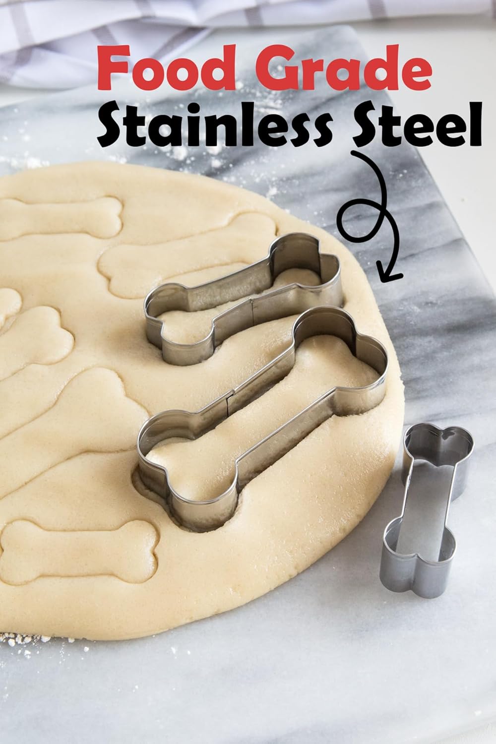 Fox Run Dog Bone Cookie Cutter Set