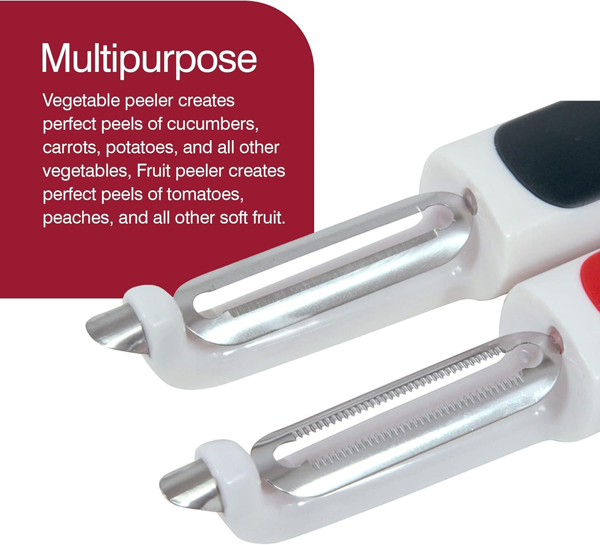 Zyliss SmoothGlide Peeler Set – 2pc by Kitchen Niche