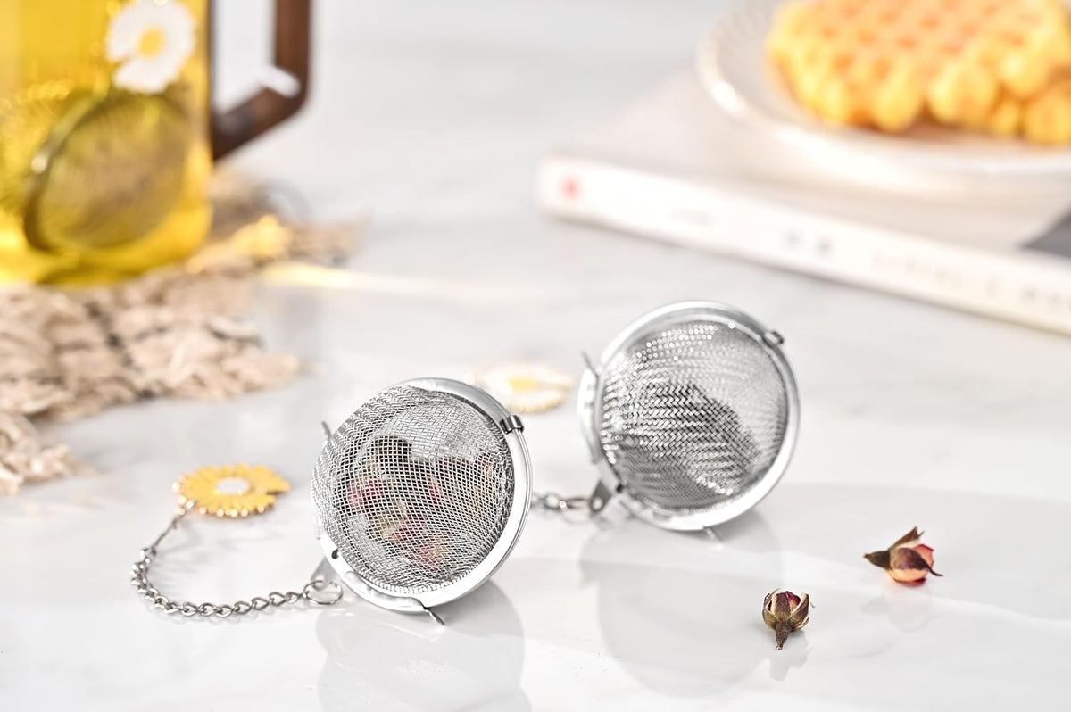 Fox Run Yellow Daisy Mesh Tea Infuser