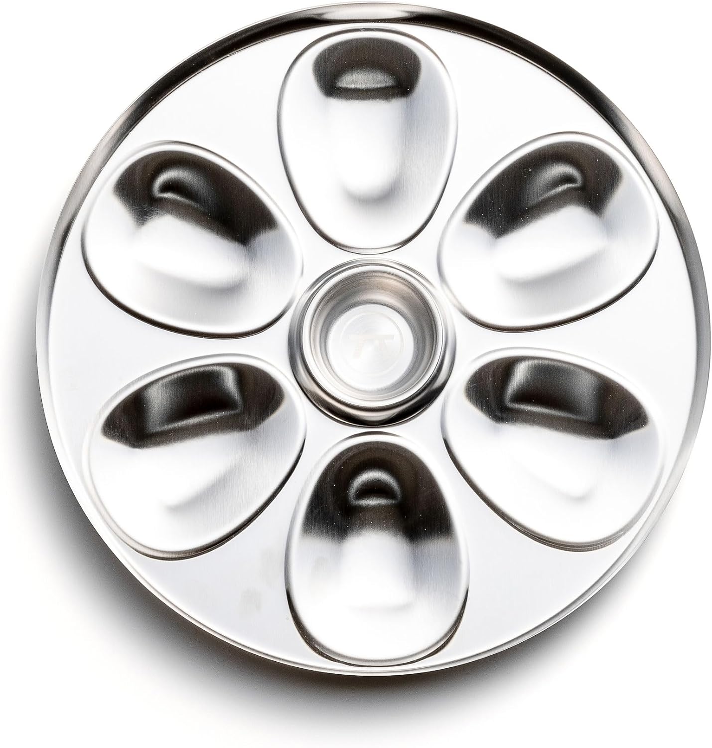 Outset Stainless Steel Oyster Tray with Condiment Cup