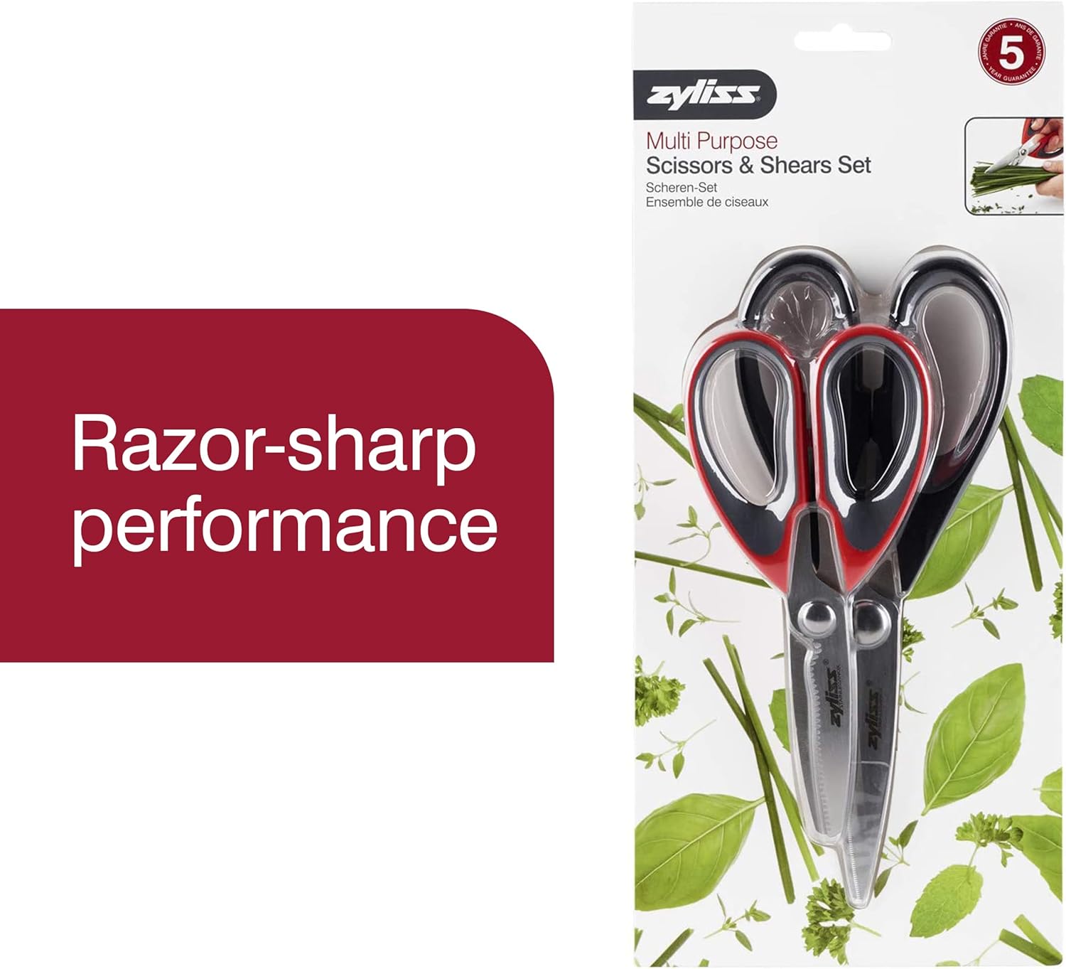 Zyliss Multi-Purpose Scissors & Kitchen Shears – 2pc by Kitchen Niche