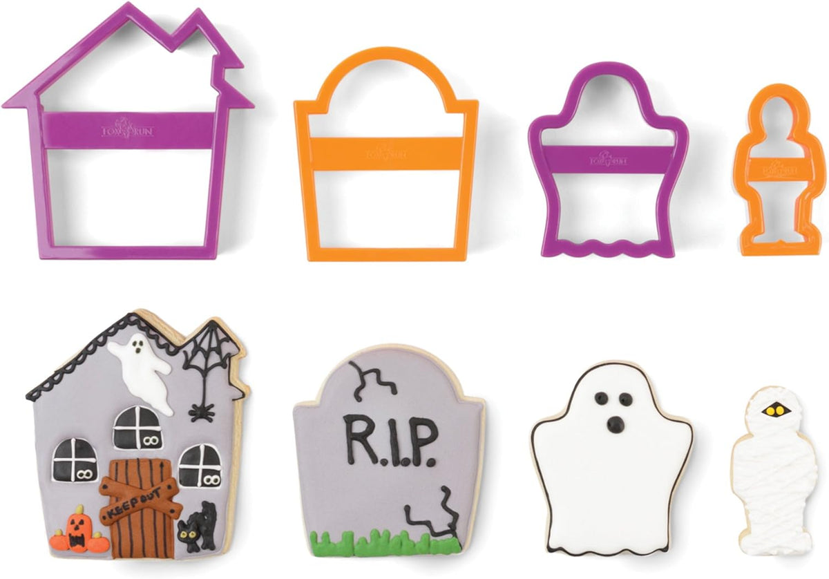 Fox Run Haunted House Halloween Cookie Cutter Set