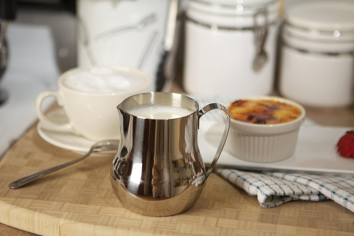 Fox Run Stainless Steel Creamer / Frother Pitcher 20oz