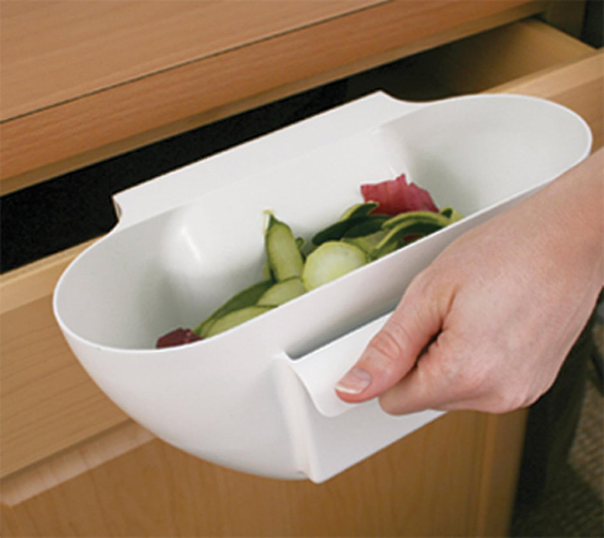 KitchenArt Scrap Trap with Brush