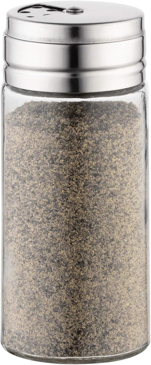 Fox Run Glass Spice Jar With Stainless Steel Lid