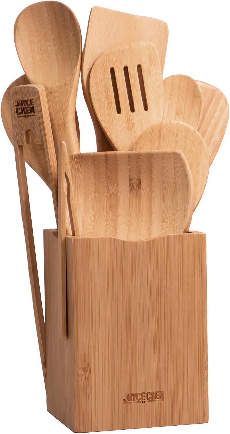 Joyce Chen Burnished Bamboo Utensil Set – 11 Piece