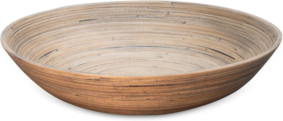 Joyce Chen Lexa Bamboo Salad Bowl – Black – 14 Inch
