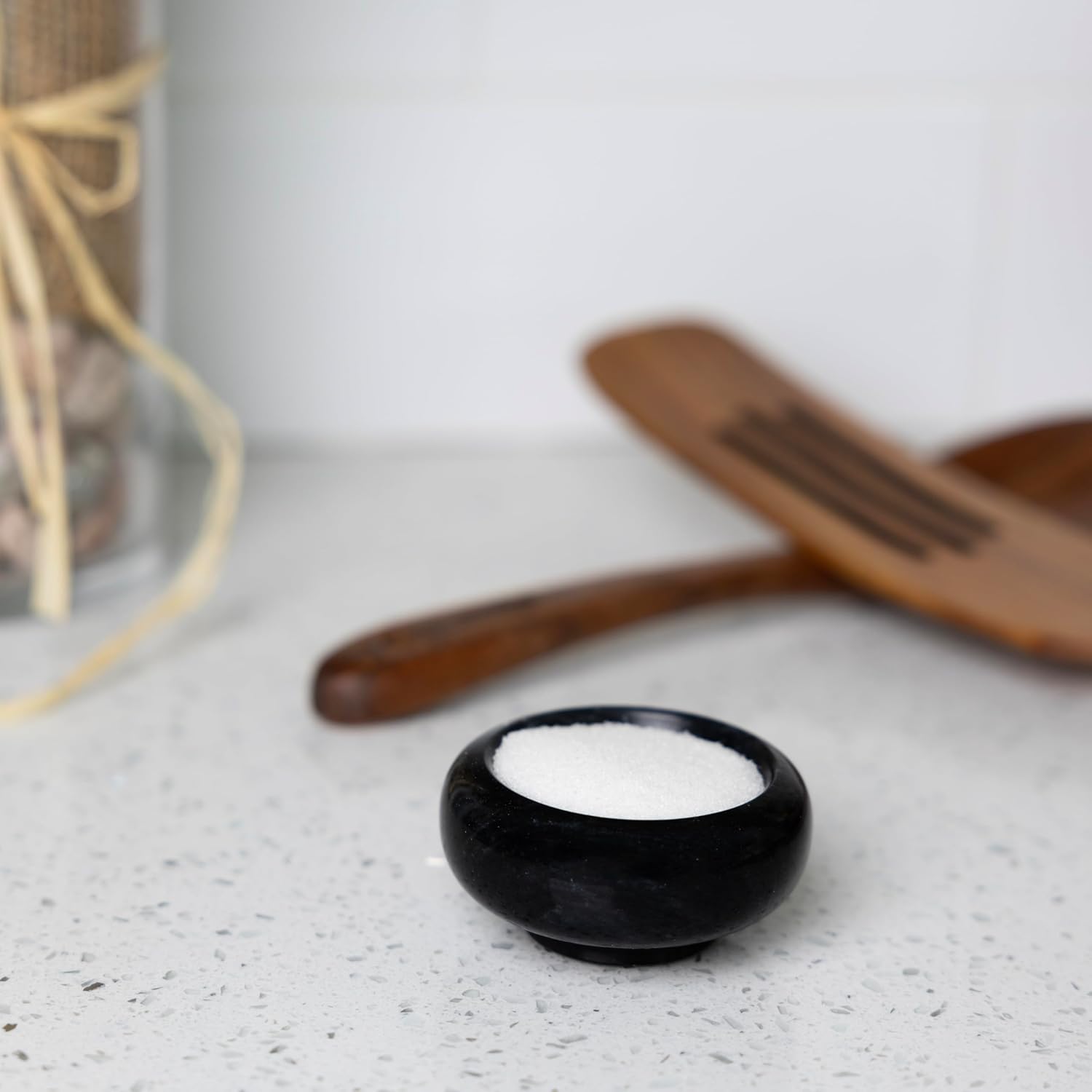 Fox Run Natural Black Marble Pinch Bowl, 1 oz