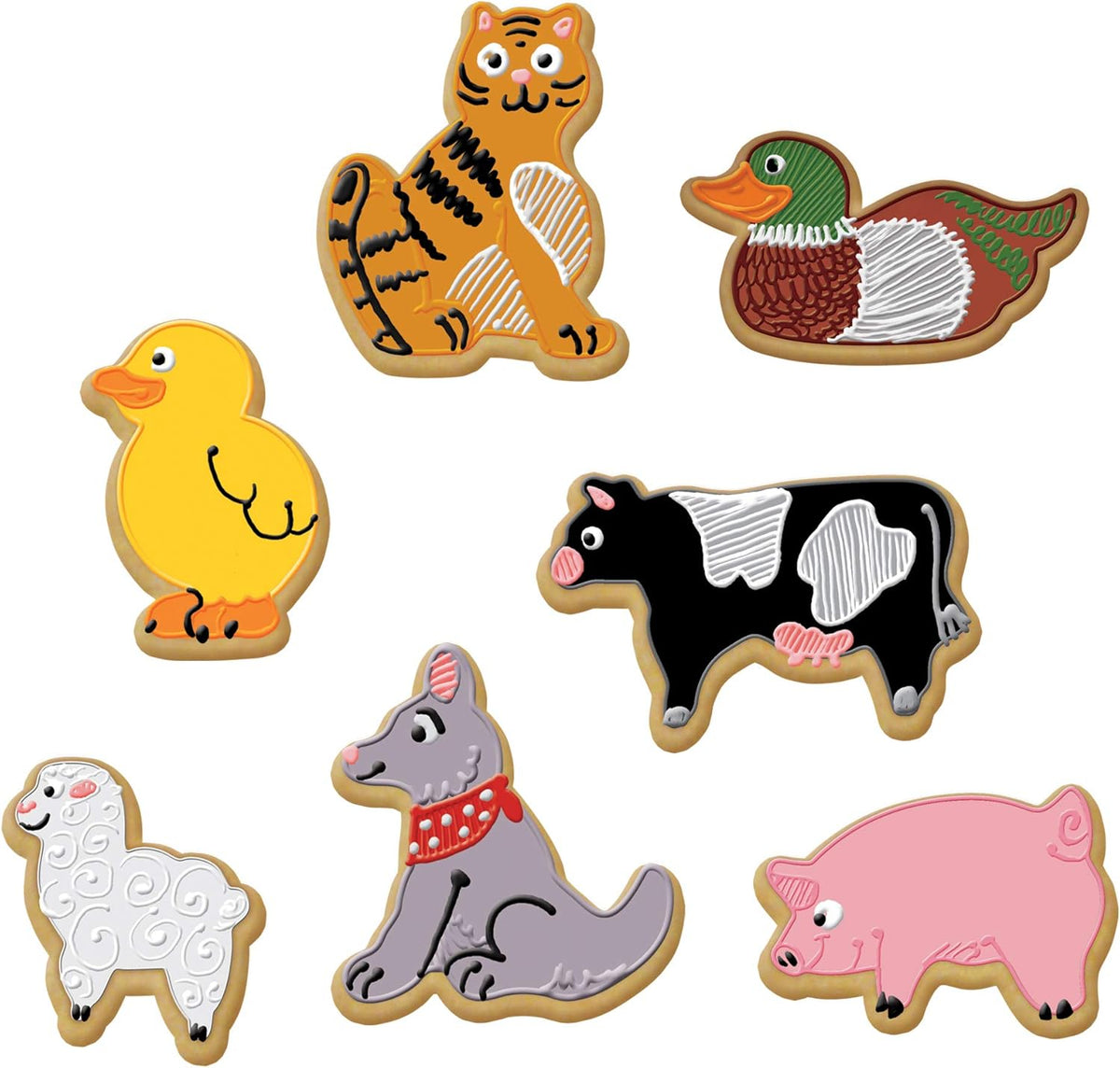 Fox Run Farm Animal Cookie Cutter Set