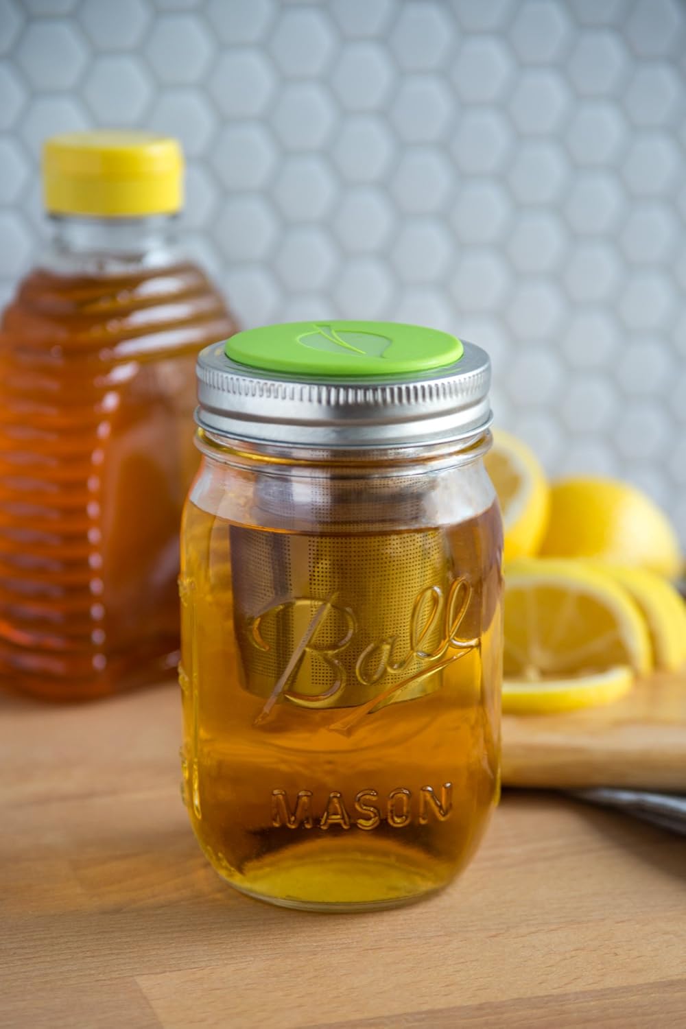 Jarware Tea Infuser Mason Jar Lid