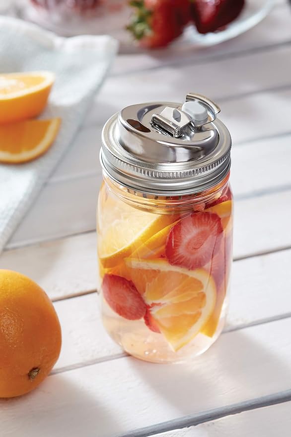 Jarware Stainless Steel Drink Lid