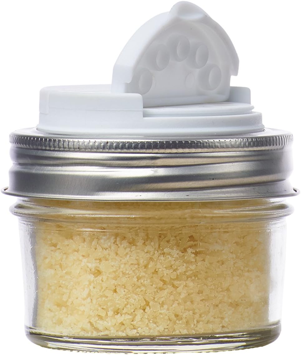Jarware Spice Lids Set of 2 - Black and White