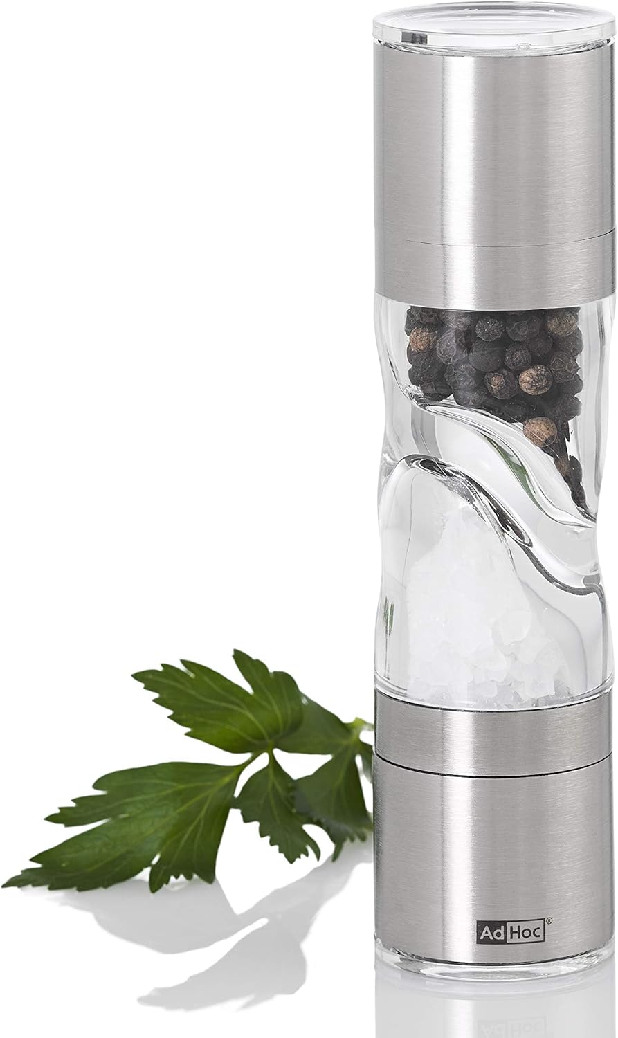 AdHoc DuoMill Pure Mini Salt & Pepper Mill – 5.9" / 15 cm