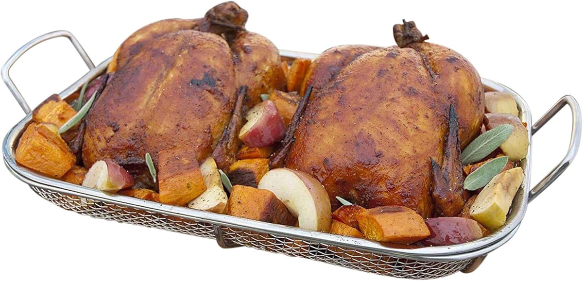 Outset BBQ Roasting Basket – Stainless Steel