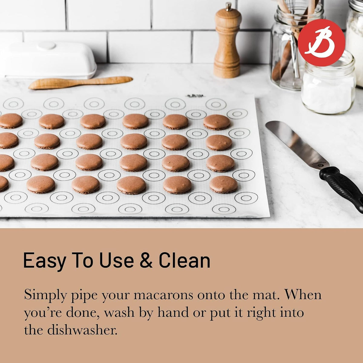 De Buyer Silicone Non-Stick Pastry Mat – 40 x 30 cm