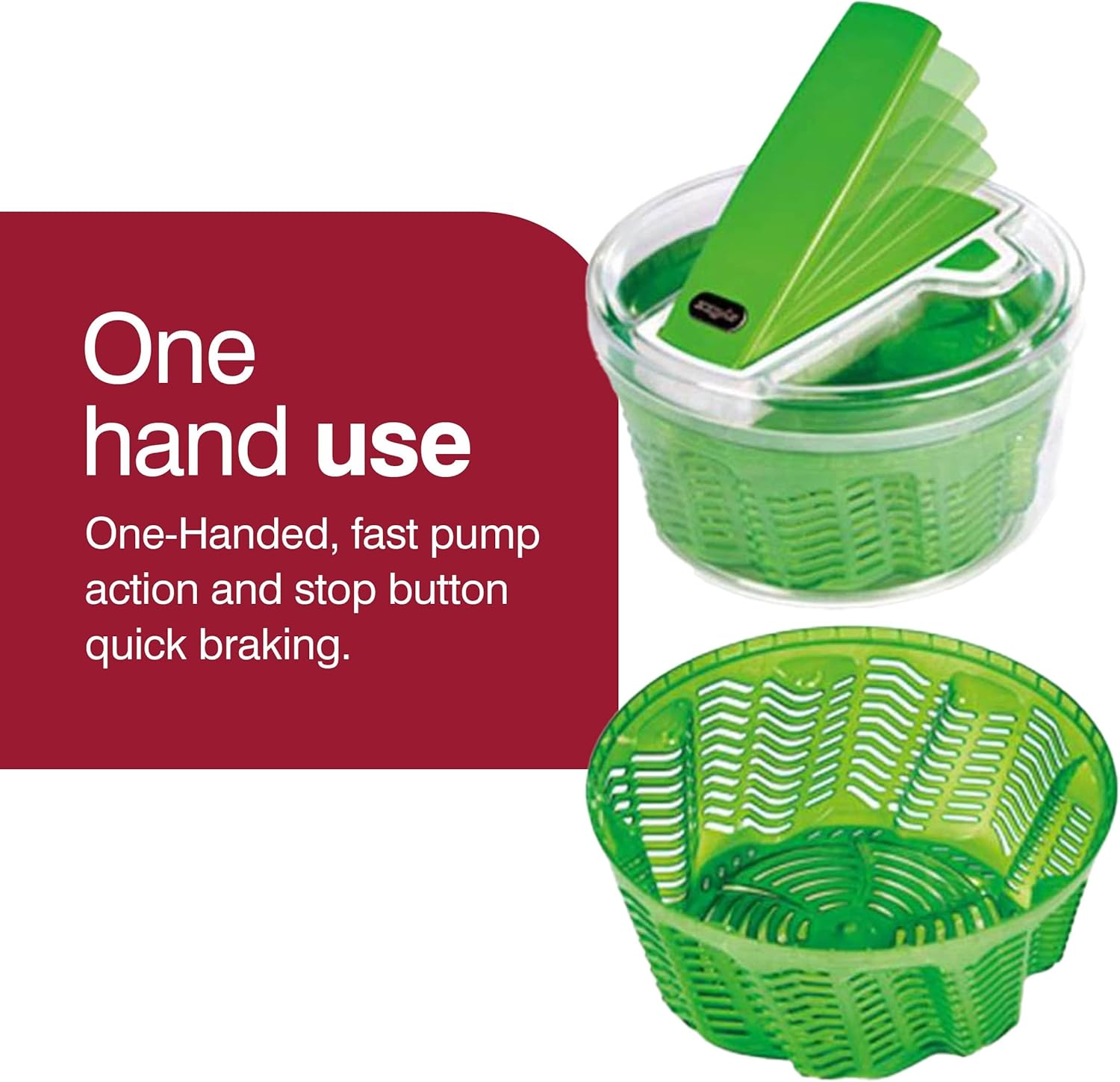 Zyliss Swift Dry Salad Spinner – Large by Kitchen Niche