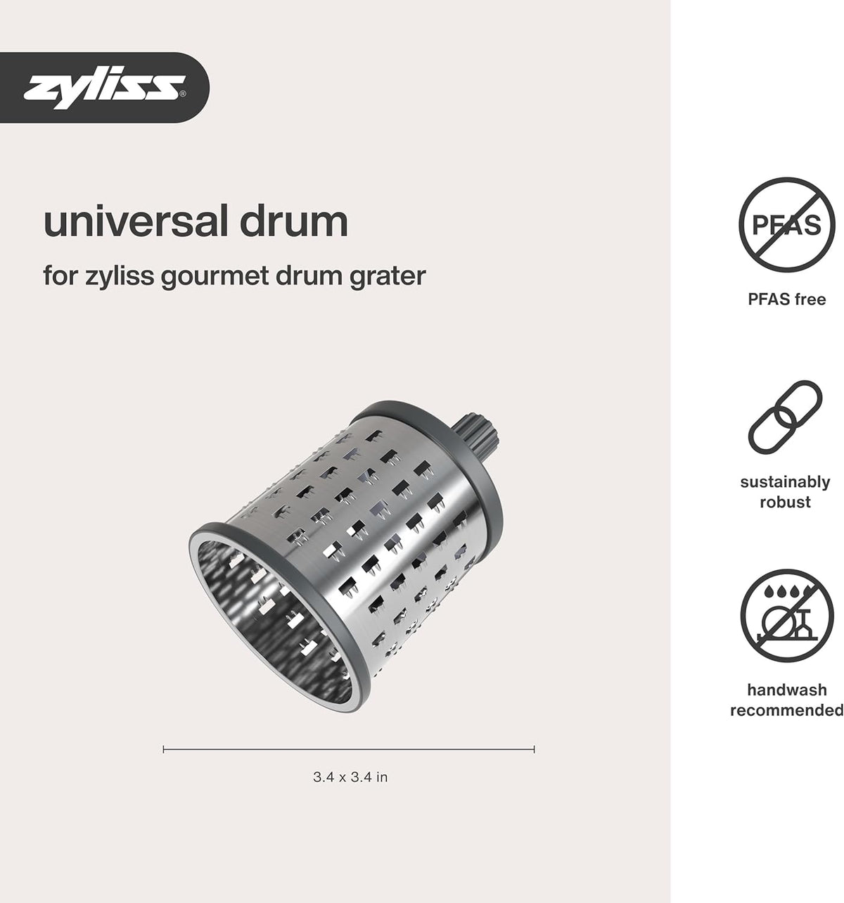 Zyliss Universal Bircher Drum