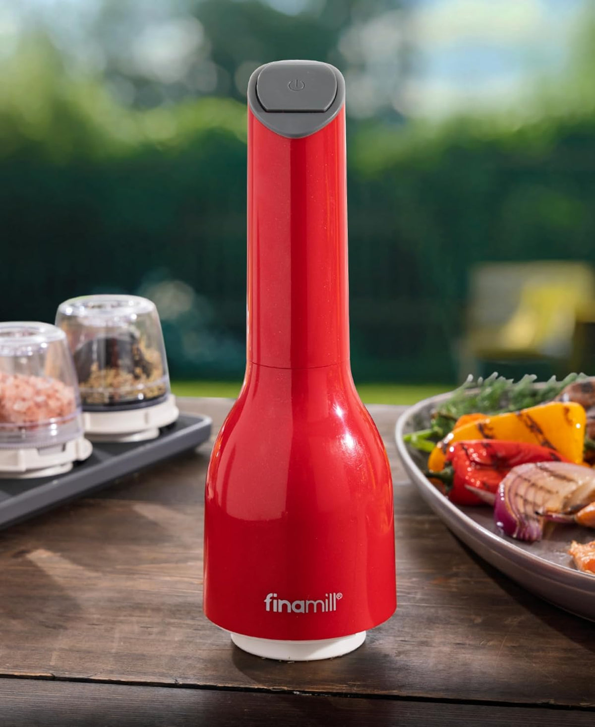 FinaMill Electric Pepper & Spice Grinder with 2 Pods – Sangria
