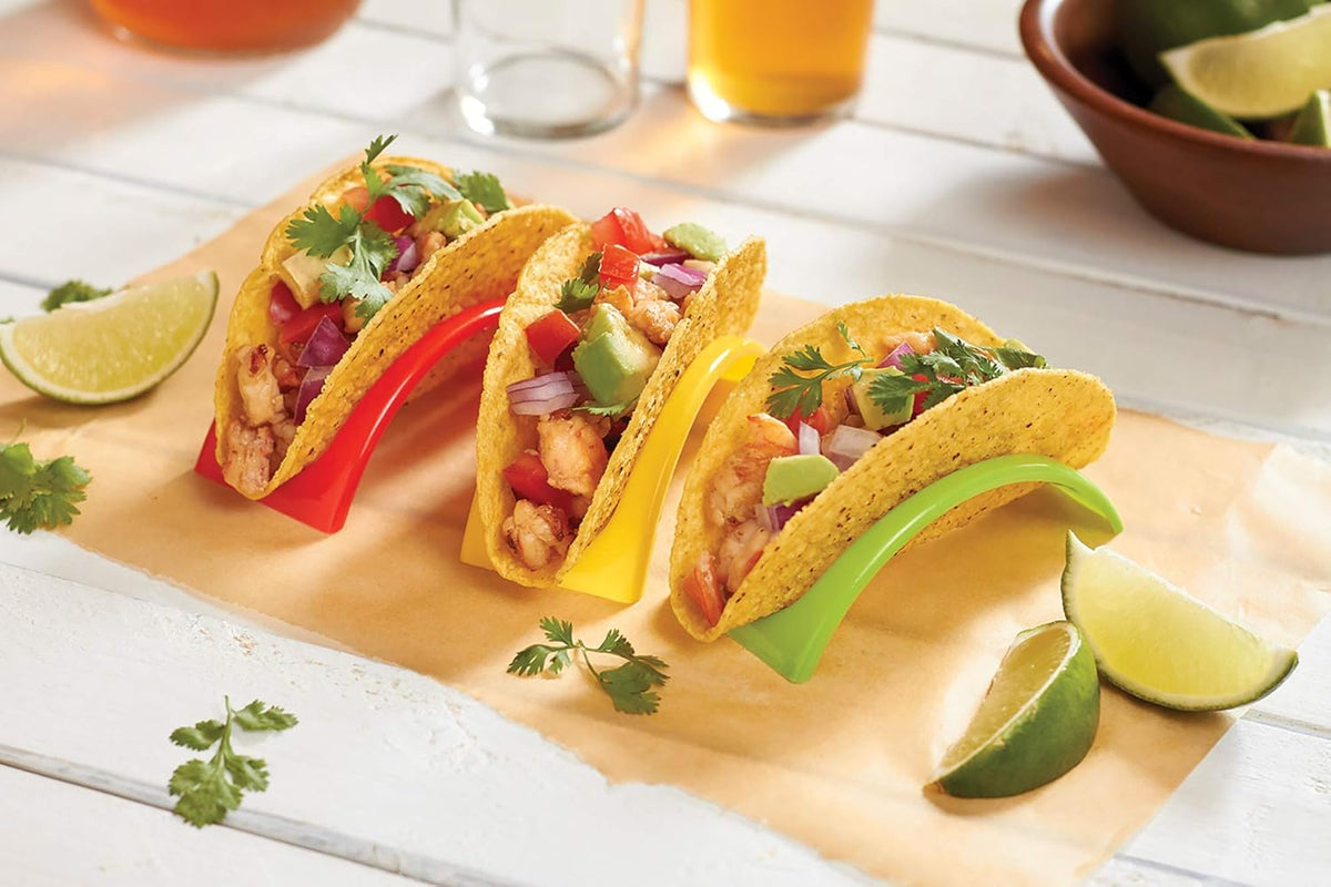 Fox Run Stackable Taco Holder Stands Set of 12