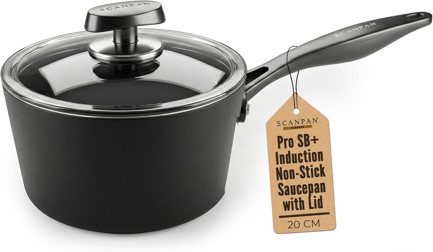 Scanpan Pro SB+ Induction Saucepan with Lid – 20 cm / 2.5 L