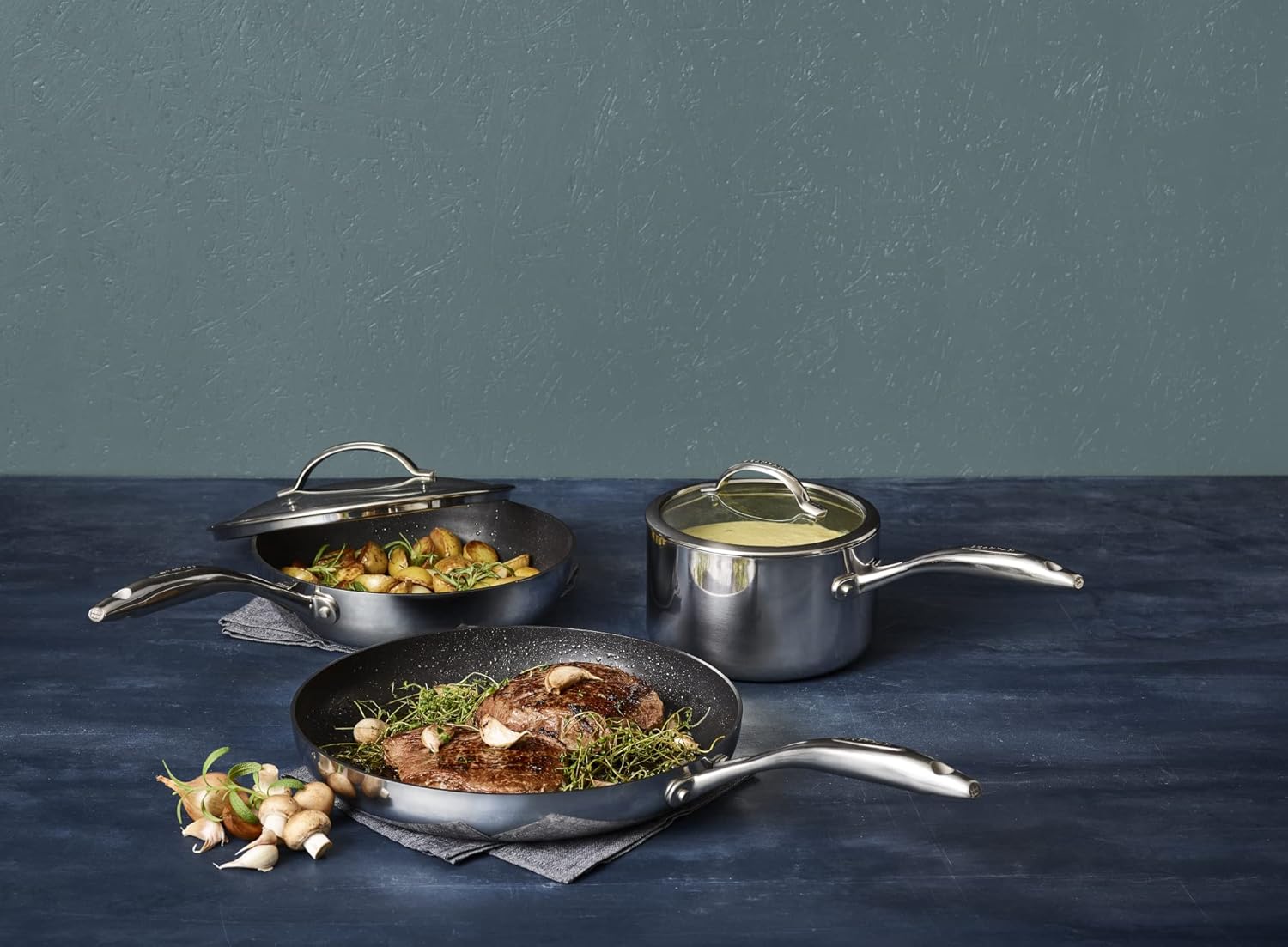 Scanpan HaptIQ Saucepan with Lid – 1.8 L