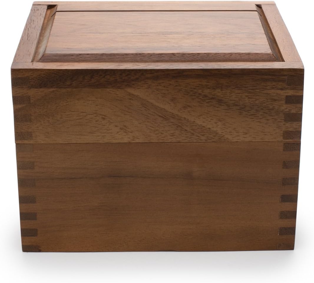 Recipe Box – Acacia Wood